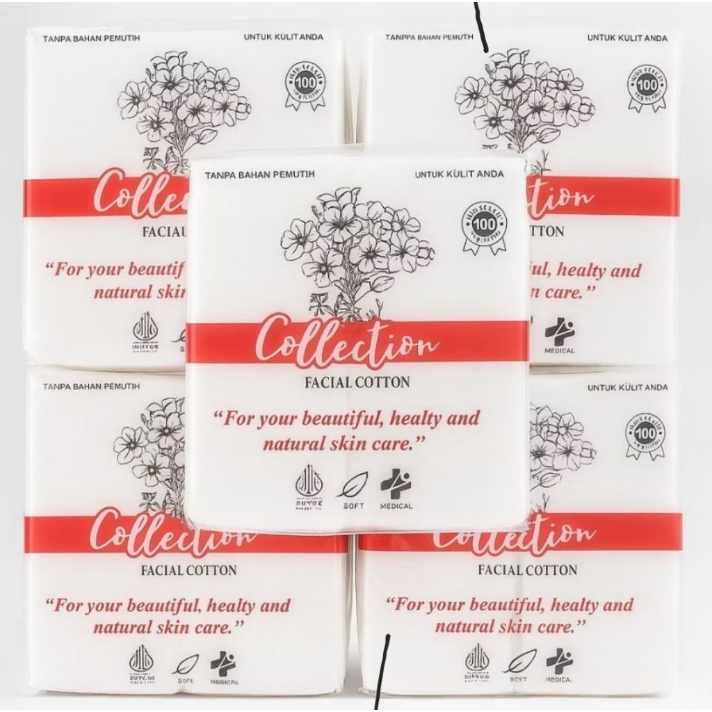 Cotton Collection 12 ชิ้น 35gr Beauty Cotton - Facial Cutton Beauty Care