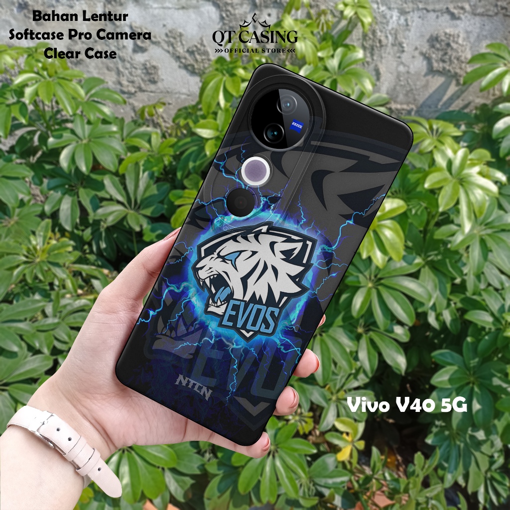 เคส HP สําหรับ Vivo V40 5G – EV0S Esports Motif Phone Case - Vivo V40 5G Pro Camera Softcase – ซิลิโ