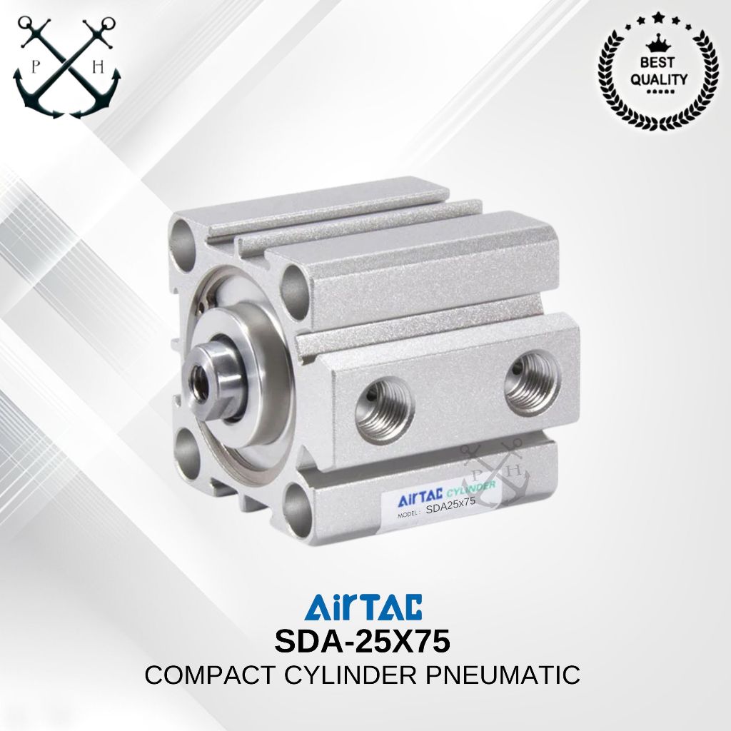 COMPACT CYLINDER PNEUMATIC AIRTAC SDA-25X75 (อ่านทันที)