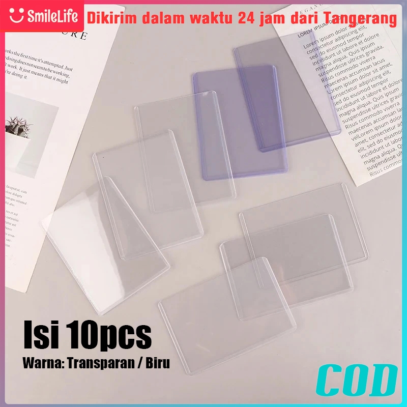 10 ชิ้นโปร่งใสการ์ด Protector Toploader / Pokemon Card Sleeve / Photocard Toploader / Pokemon Card P
