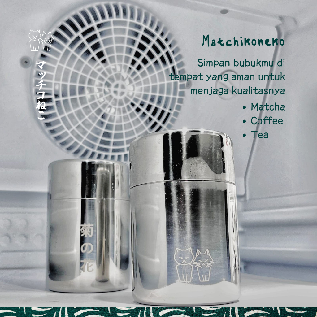 KIKU - Matcha Powder Canister 100-150g Matcha Powder Container (คอลเลกชันมัทฉะ)