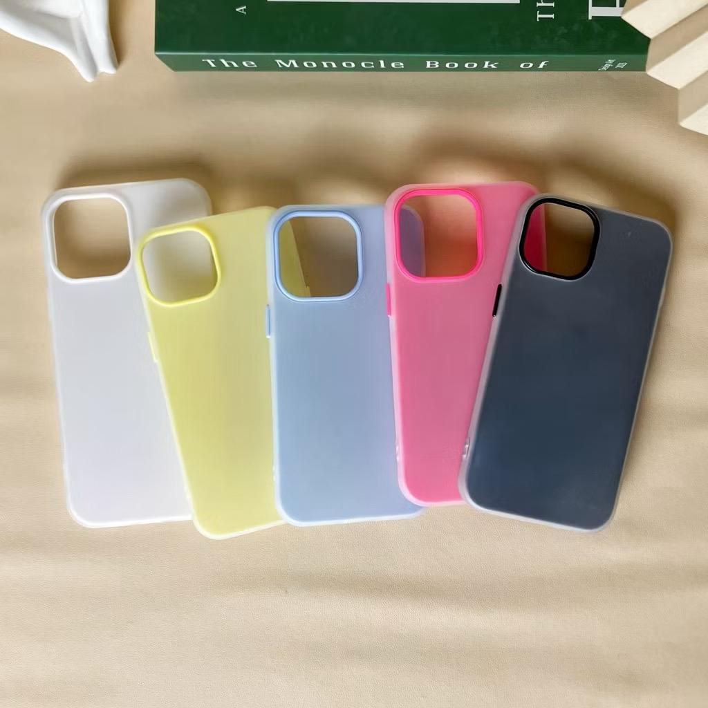 CASE JELLY CASE FROSTED SOFTCASE MATTE SOFT CANDY COLOR | สําหรับ IPHONE IP 13 IP 14