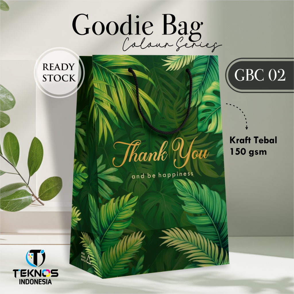 (12 ชิ้น) KRAFT PAPER BAG MOTIF PACKAGE DOZENS - KRAFT MATERIAL WEDDING SOUVENIR BAG GBC 02