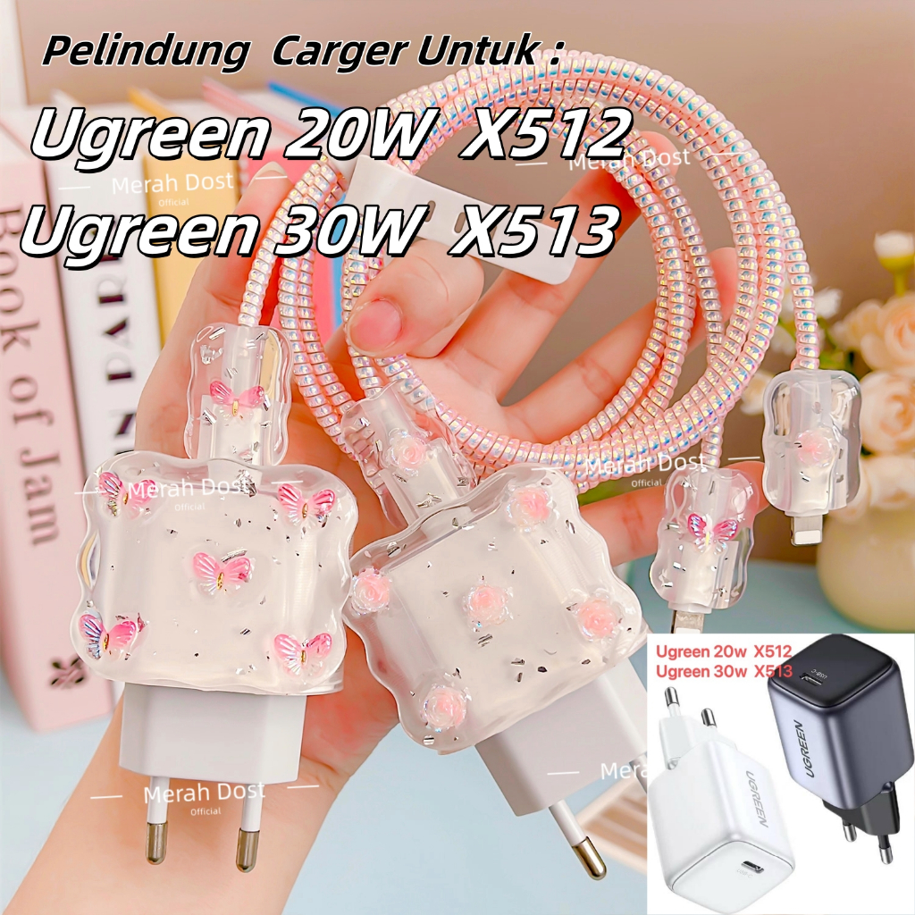 Ugreen 20w X512 Ugreen 30w X513 Charger Protector New Motif / Ugreen Charger Protector gan