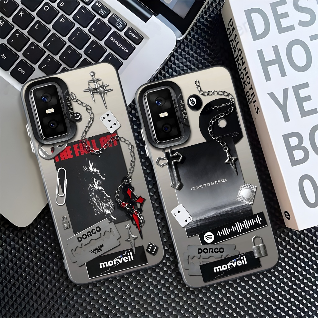 เคส Imd Black Infinix gt 30 pro เคสโฮโลแกรมสีดํา infinix gt 30 pro ซิลิโคน hp GT5