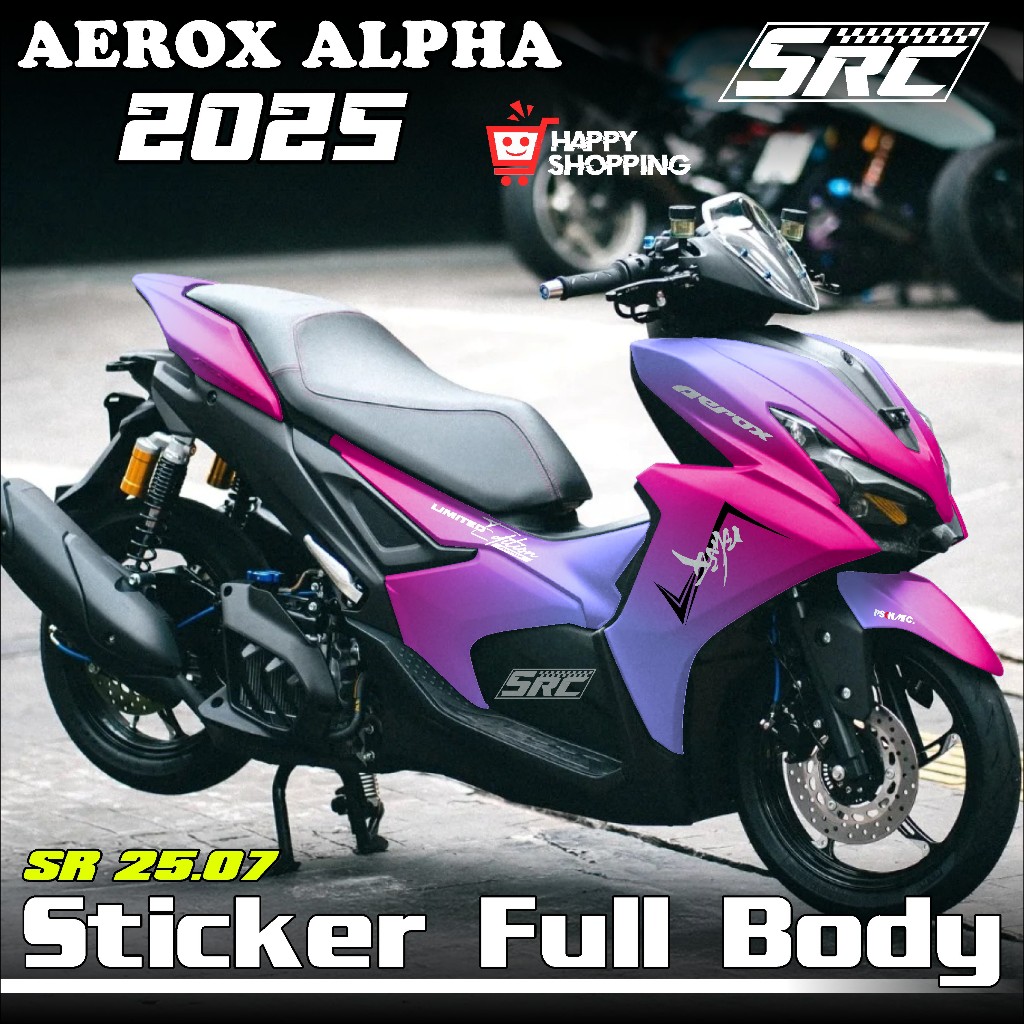 Yamaha Aerox Alpha Turbo Full Body สติกเกอร์ 2025 2026 Aerox Alpha Turbo Limited Edition Aerox Alpha