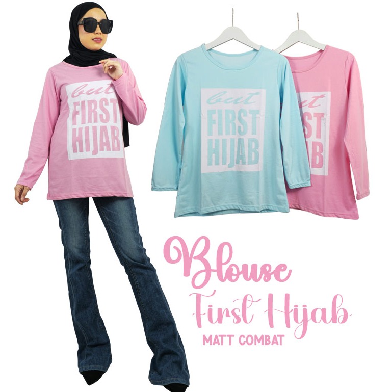 Blouse First Hijab - เสื้อเชิ้ตผู้หญิง - Fashion Shop 33 (FMS) - Size L - Matt Combat
