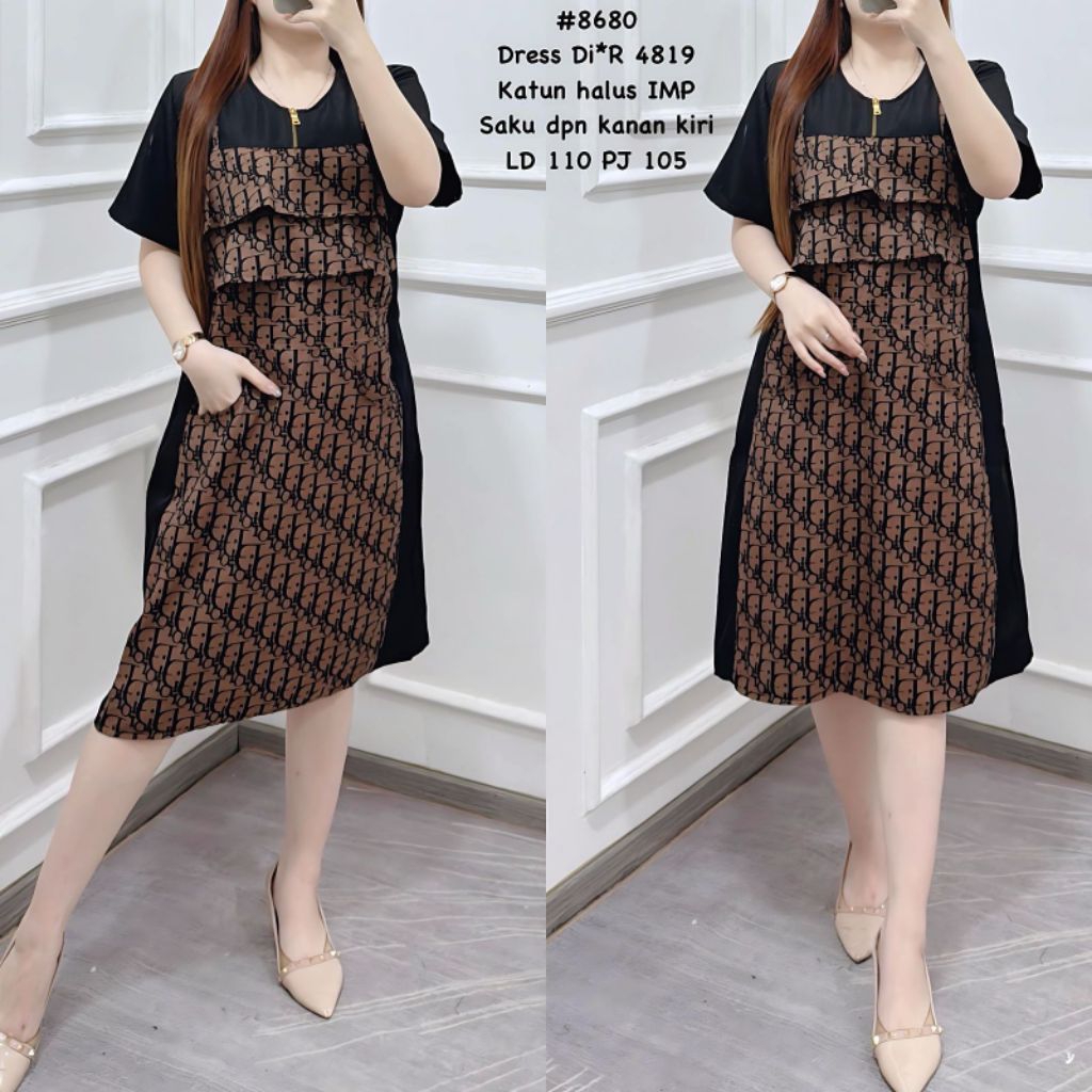 เดรส 4819-8680 145.000 รายละเอียดบนพิค