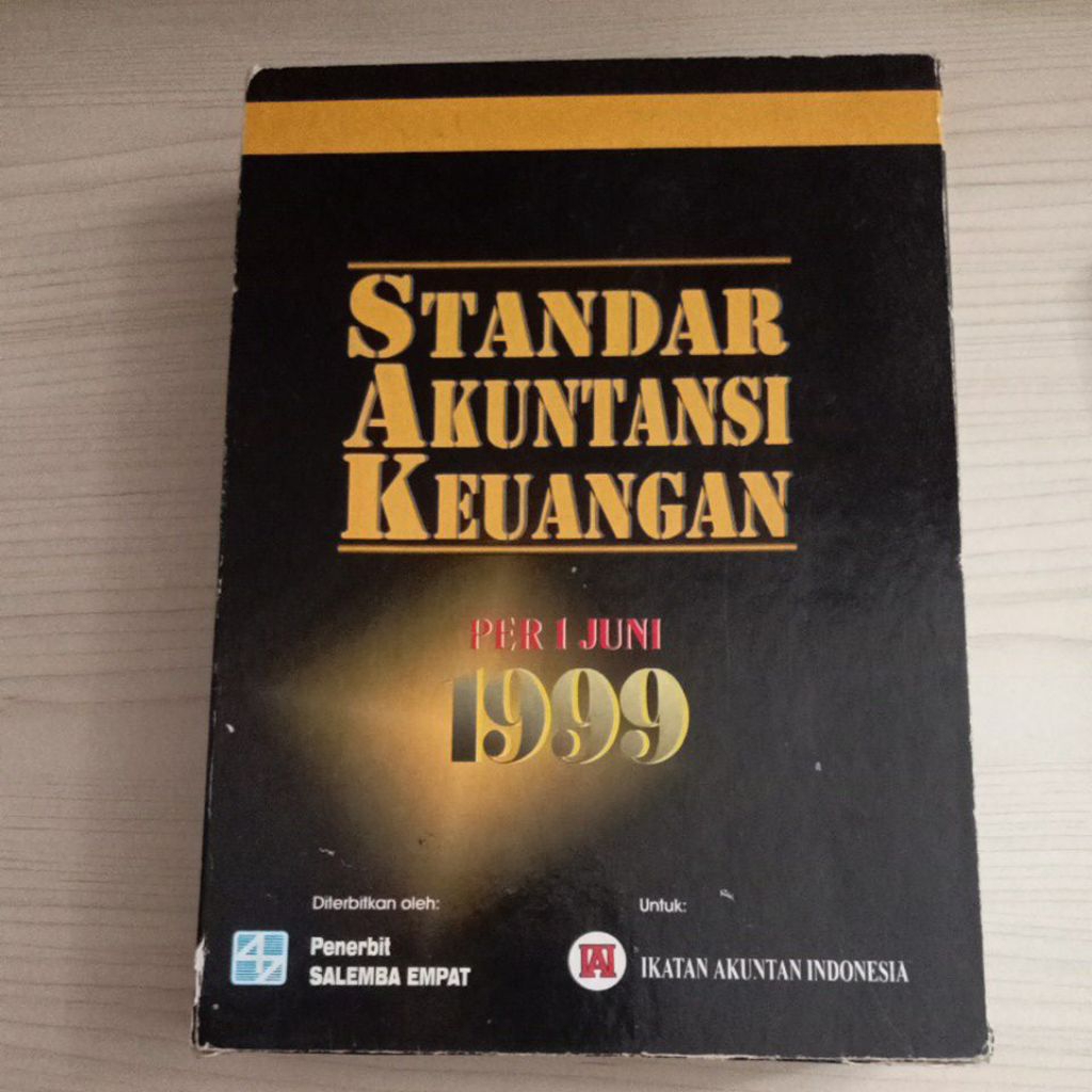 หนังสือมาตรฐานการสะสมของ FINANCIAL PER 1 JUNE 1999