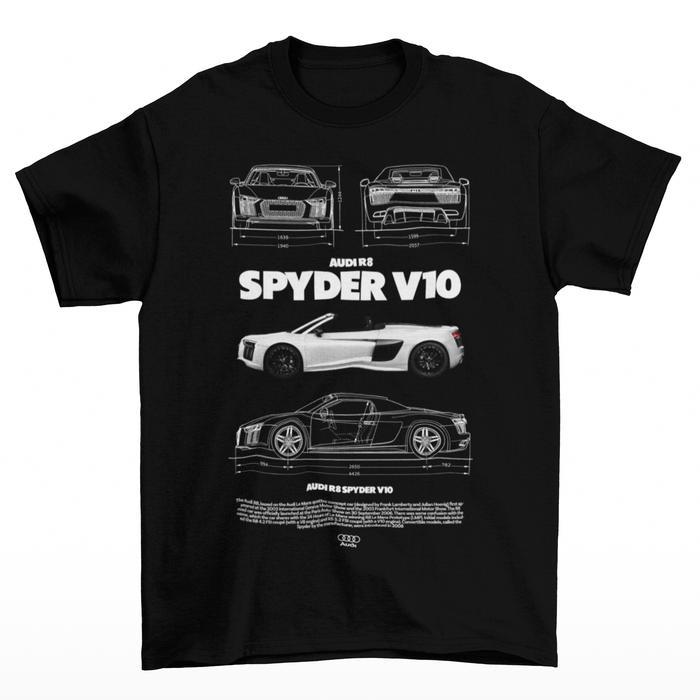 เสื้อยืด Tomoshinc Automotive Series - AUDI R8 Spyder V10
