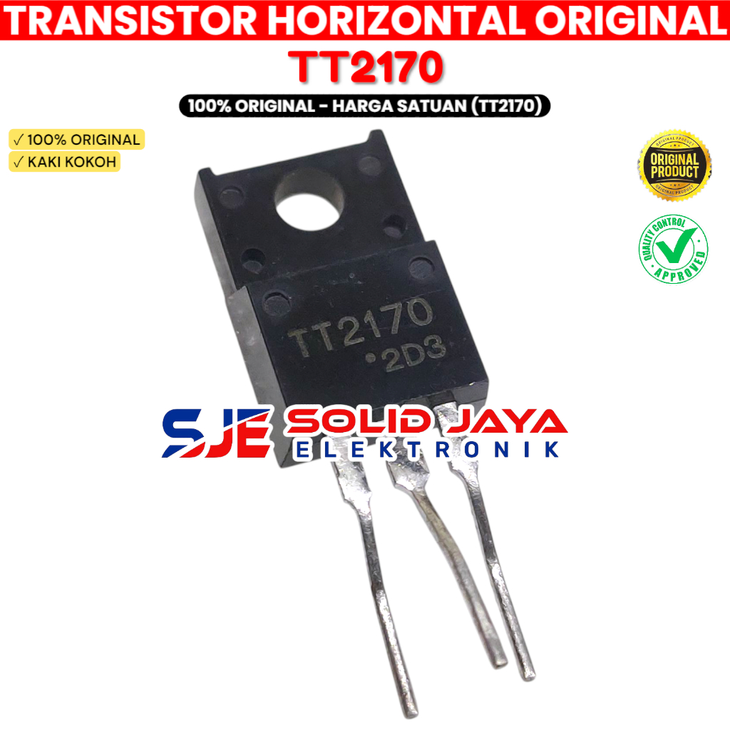 TRANSISTOR TT2170 ORIGINAL - IC TR HORIZONTAL TT 2170 HORIZONTAL TT2170 ทรานซิสเตอร์ IC ORIGINAL