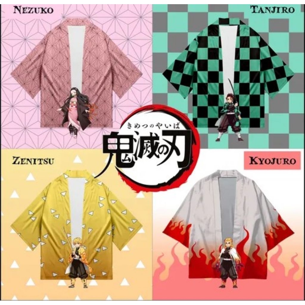 HOODIE & HAORI ANIME DEMON SLAYER KIMETSU NO YAIBA