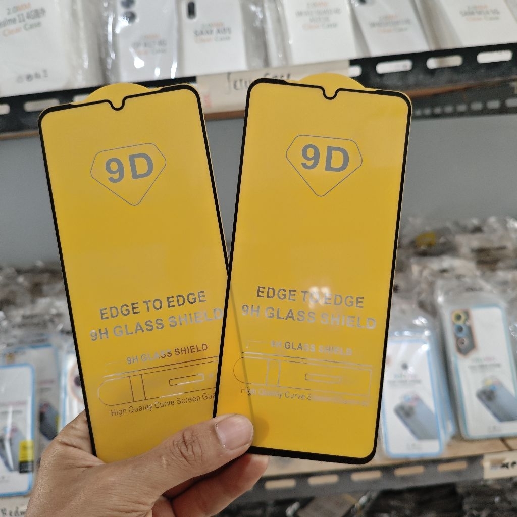 TEMPERED GLASS FULL COVER REDMI 15C / POCO C85