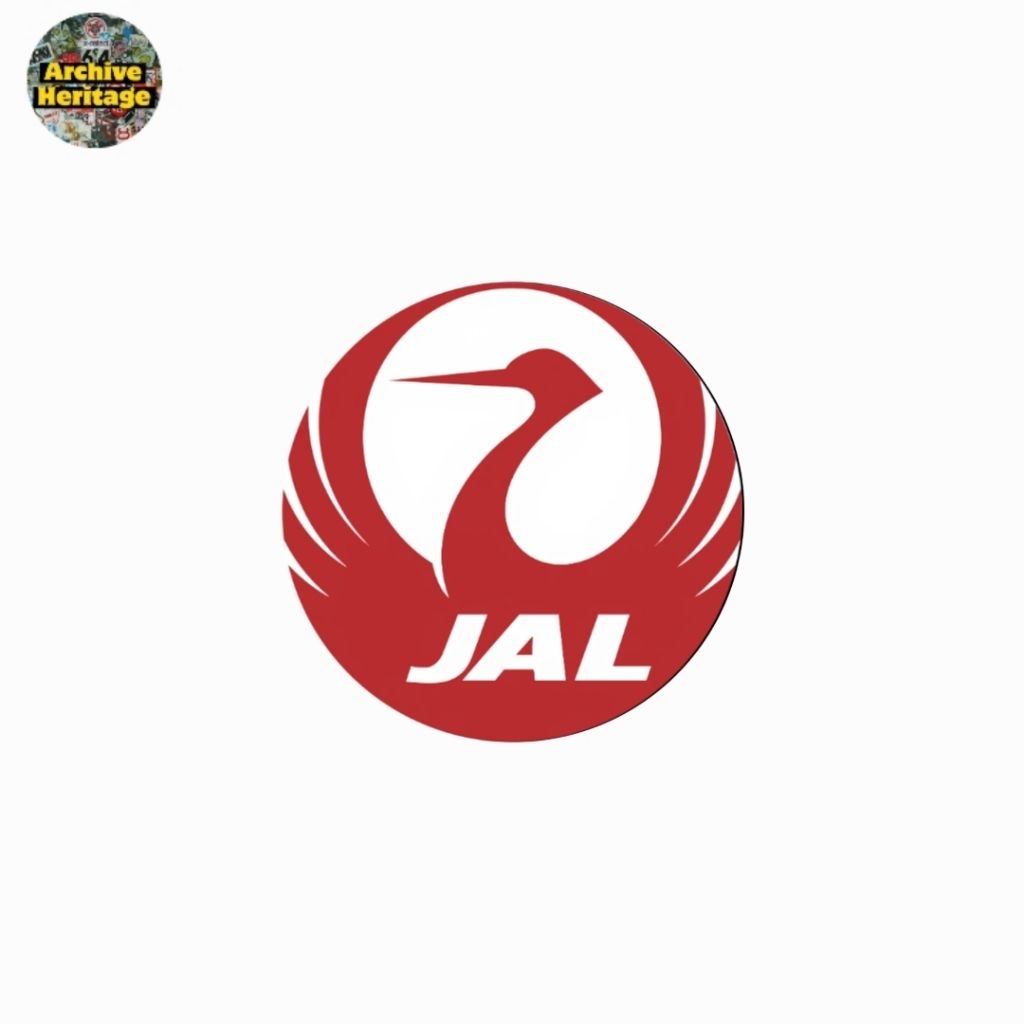 JAL japan airlines สติ๊กเกอร์เที่ยวบินแอร์เวย์สากล
