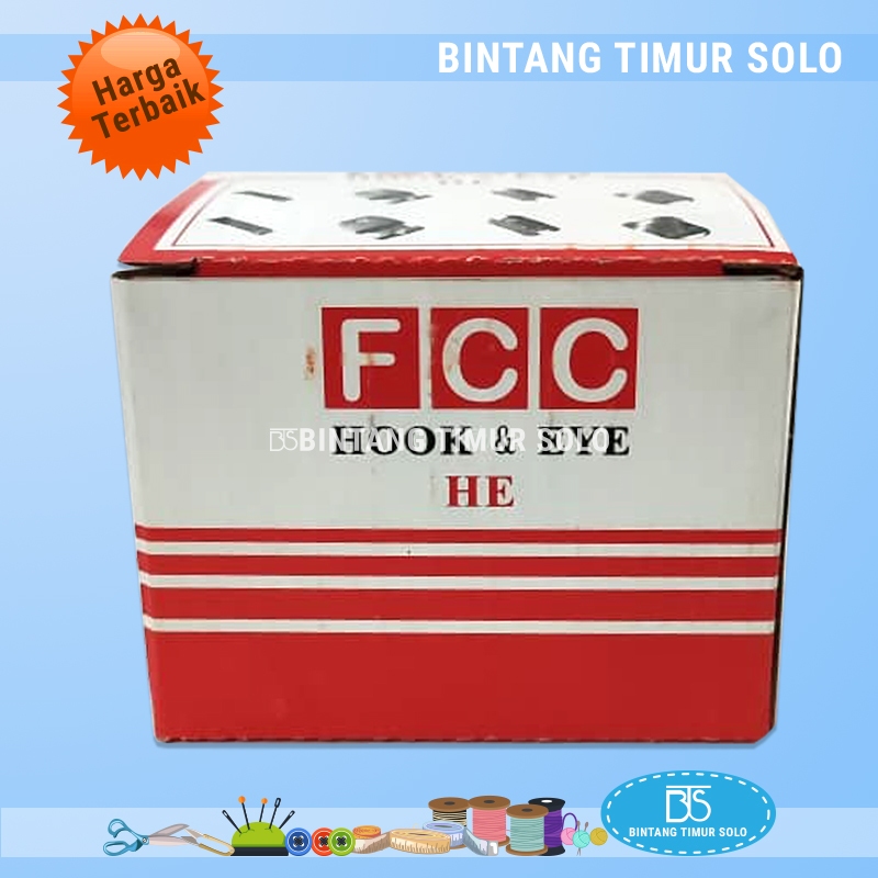 FCC HE ปุ่มตะขอขวา / ตะขอและตา FCC / FCC HE