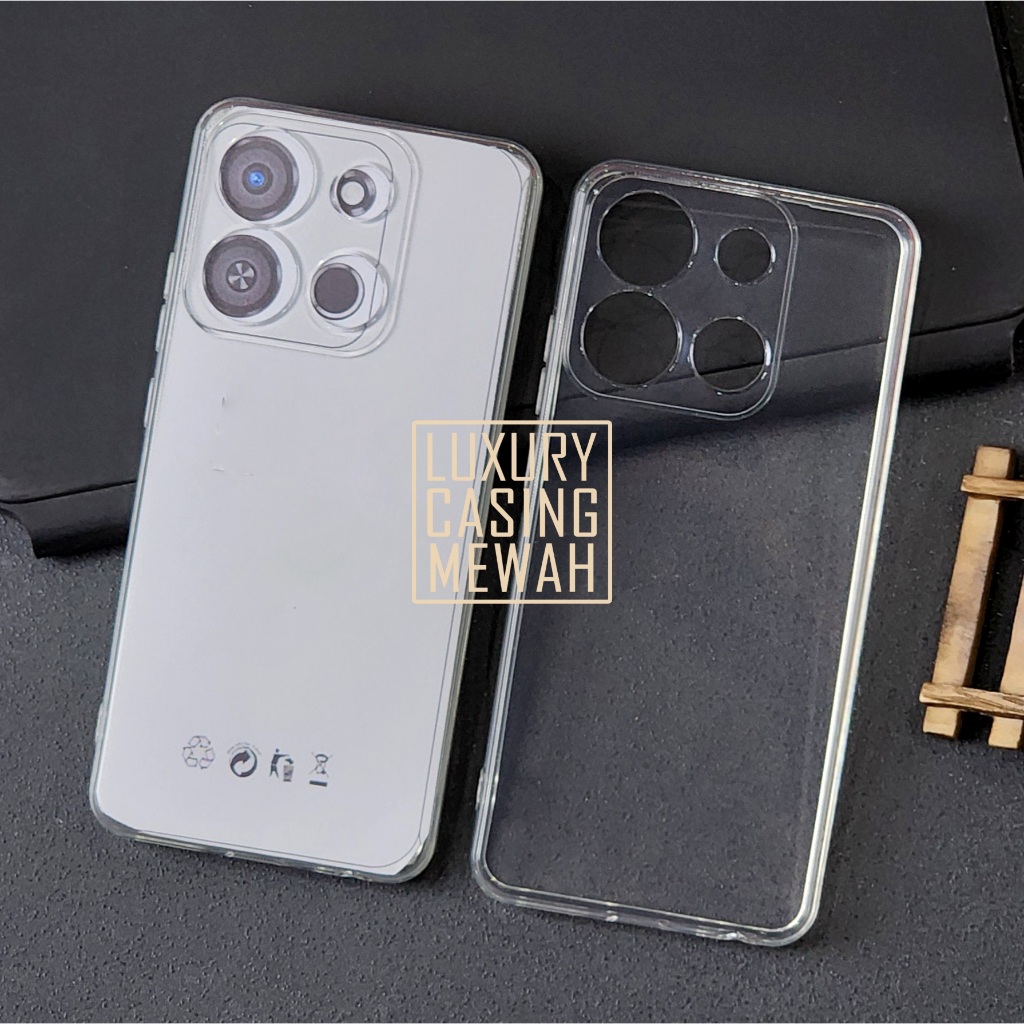Premium Clear Case Bening 2.0mm Softcase โปร่งใสสําหรับ Itel A05S Itel A26 Itel A37 Itel A27 Itel A4