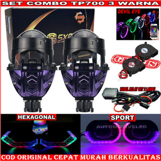 COMBO PAKET HEMAT BILED 3 WARNA TP700 60 WATT BLUELENS ALL WEATHER ORIGINAL BILED SXC PAKETAN SET MOTOR | BILED 3 WARNA