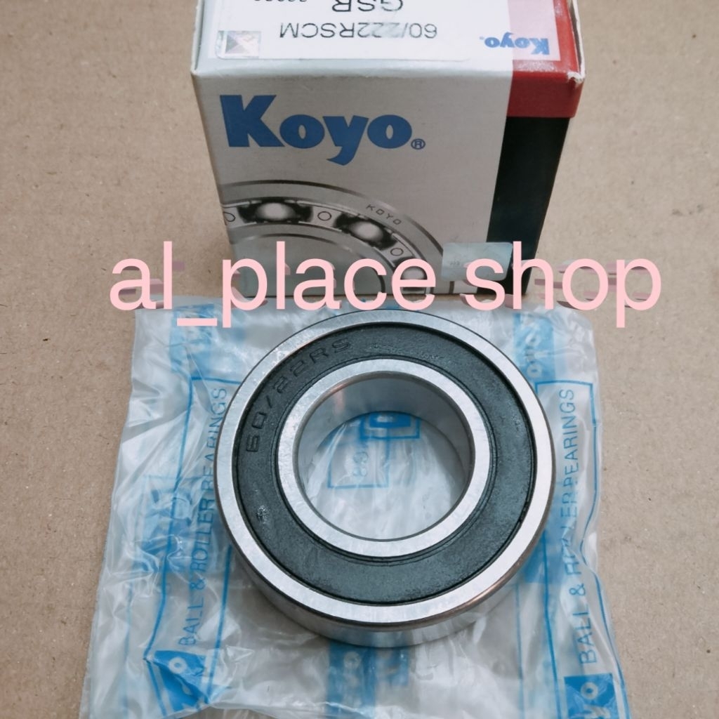 แบริ่ง koyo 60/22 2rs แบริ่ง 60/22 2rs แบริ่ง 60/22 แบริ่งล้อหลัง beat vario 110 spacy scoopy genio