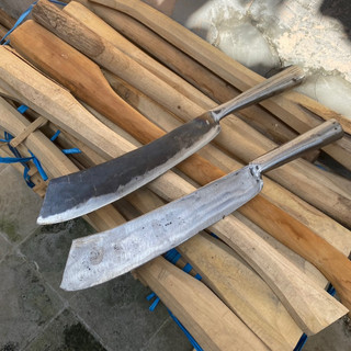 Pisau Pemotong Kayu bambu bahan asli baja Tebal Tajam