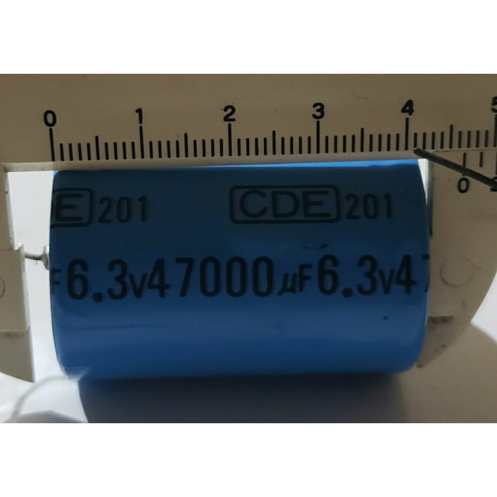 CDE คาปาซิเตอร์ 6.3V 47000 uf