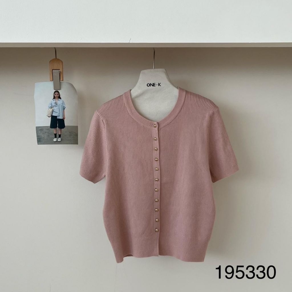 [LC] ONE-K 195330 BKK IMPORTED CASUAL KNIT TOP