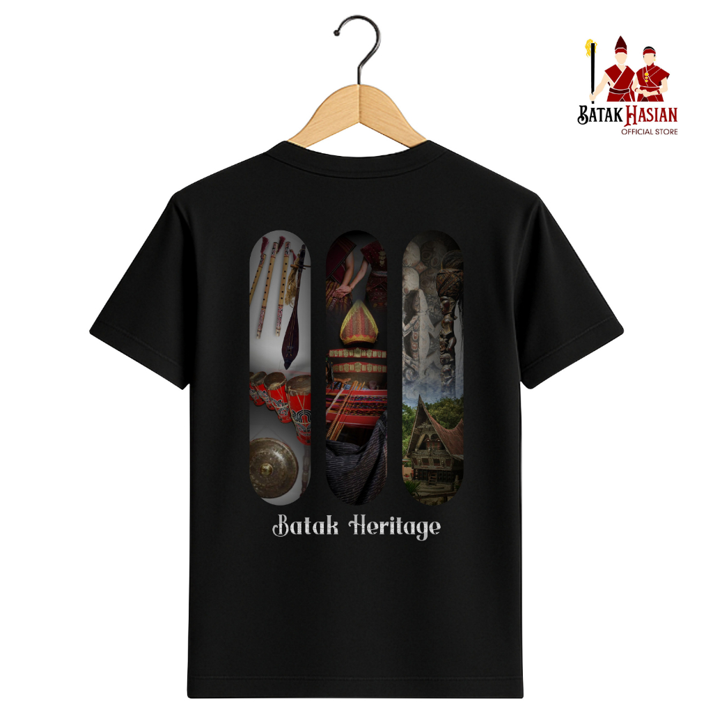 KATUN BATAK HERITAGE - เสื้อยืด Batak - ผ้าคอตตอนพรีเมียม 100% - BIOWASH (ไม่มีผม) - สบายมาก - Batak