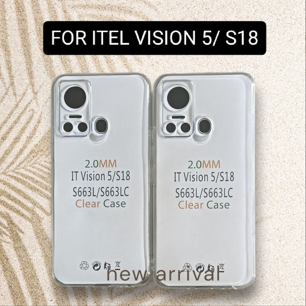 ITEL VISION 5/ S18 SOFTCASE S663L. S663LC. เคสซิลิโคนแบบใส