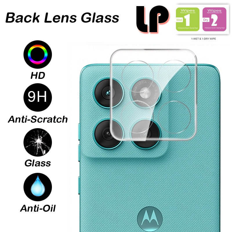 LP กล้องกระจกนิรภัย Motorola Edge 60 Pro - Edge60 Pro 5G - ตัวป้องกันฝาครอบเลนส์กระจกใสป้องกันรอยขีด