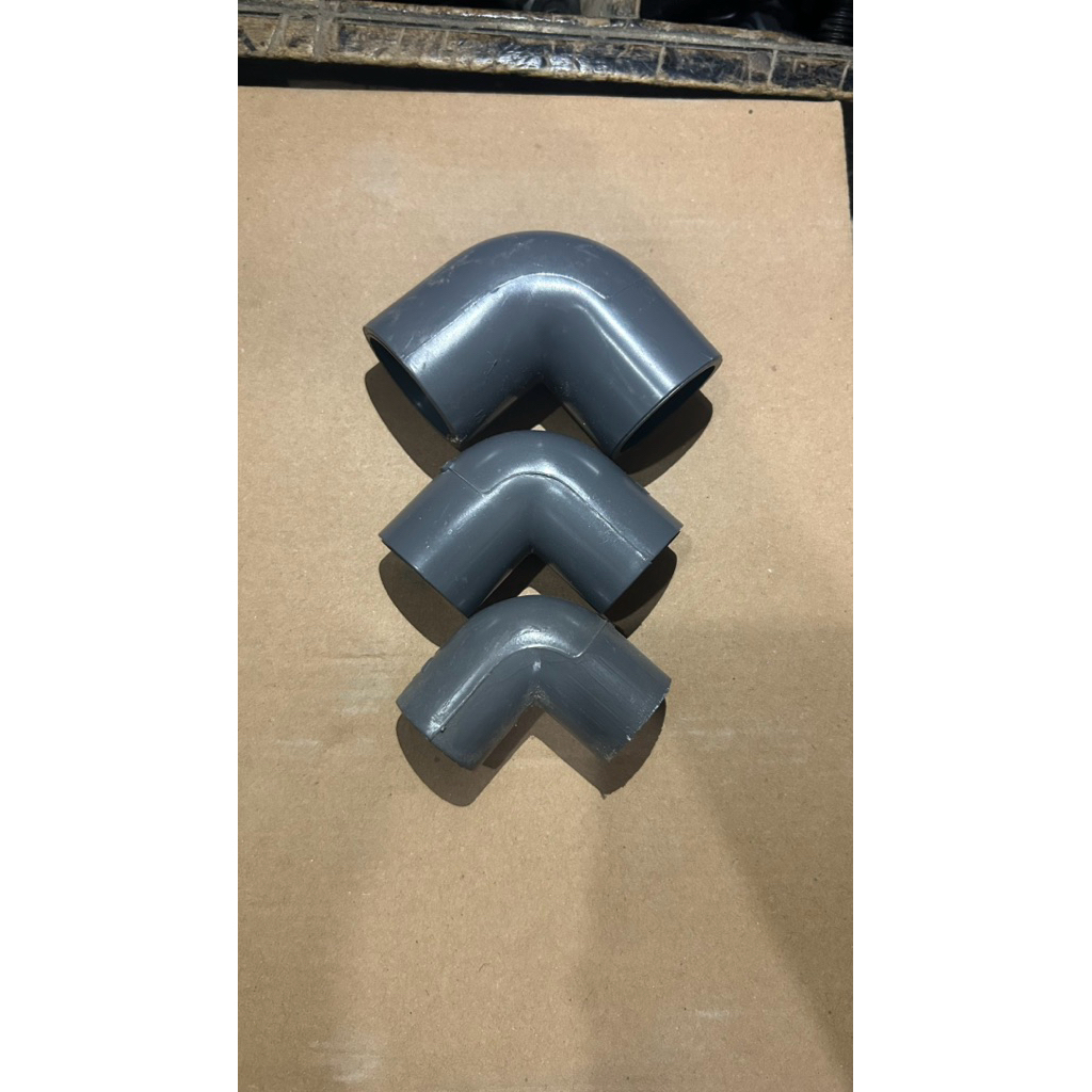 ข้องอพีวีซี 1/2 ขนาดใหญ่ 3/4 3 ชิ้น 1 ชิ้น || เข่า เข่า เข่า || LLL || Jaya jaya jaya jaya jaya