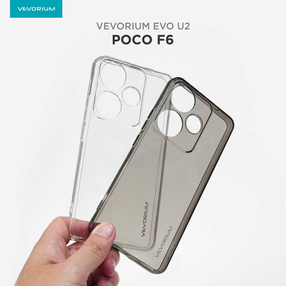 VEVORIUM EVO U2 Poco F6 | เคสใสนิ่มใสใสใส