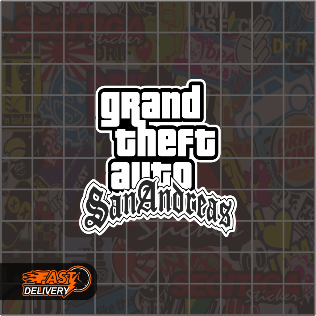 GTA SA สติ๊กเกอร์ ขนาด 5 x 5 ซม