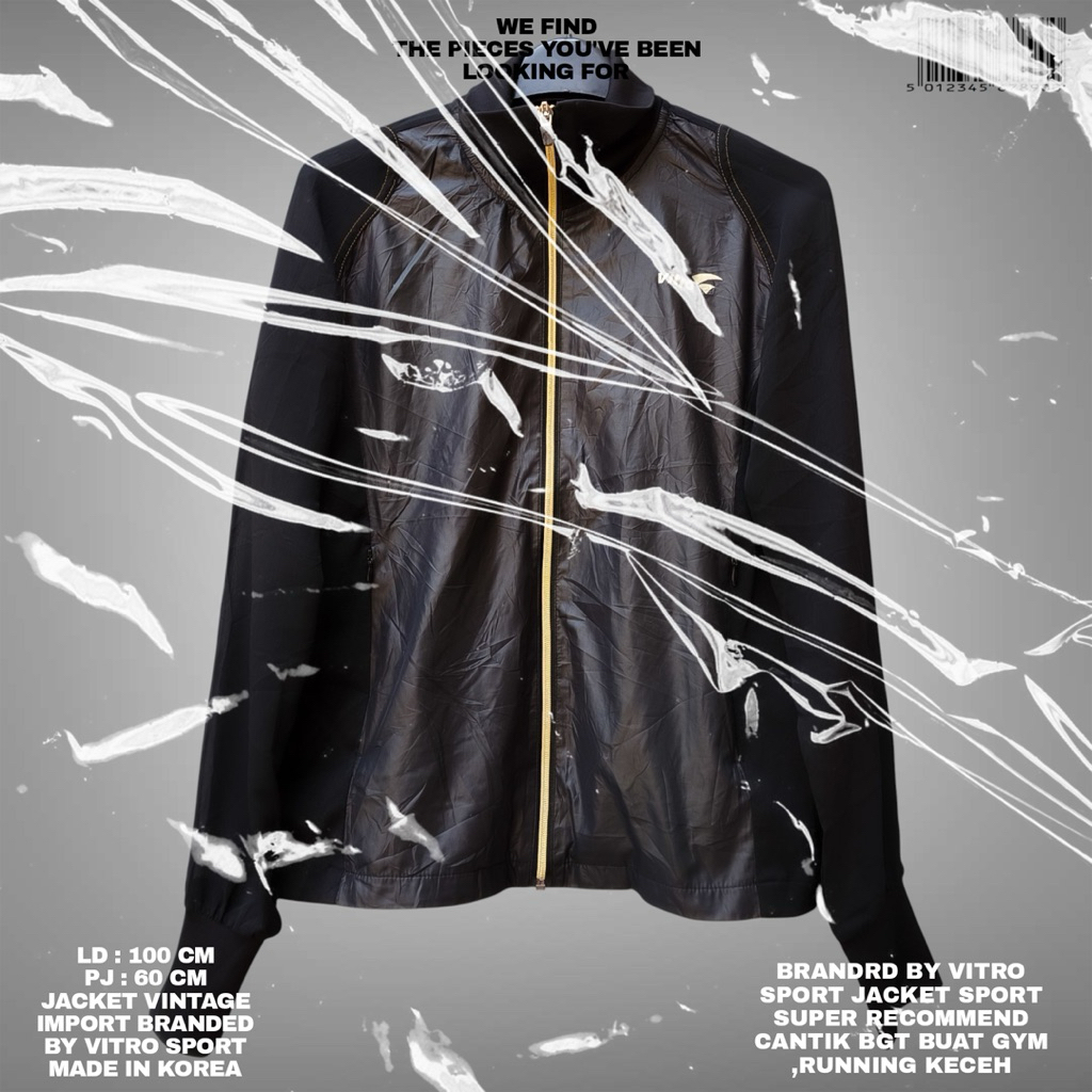 VITRO SPORT WEAR ORIGINAL/JACKET SPORT นําเข้าพรีเมี่ยมนําเข้าสไตล์เกาหลีดูสไตล์เกาหลี/JACKET SPORT 