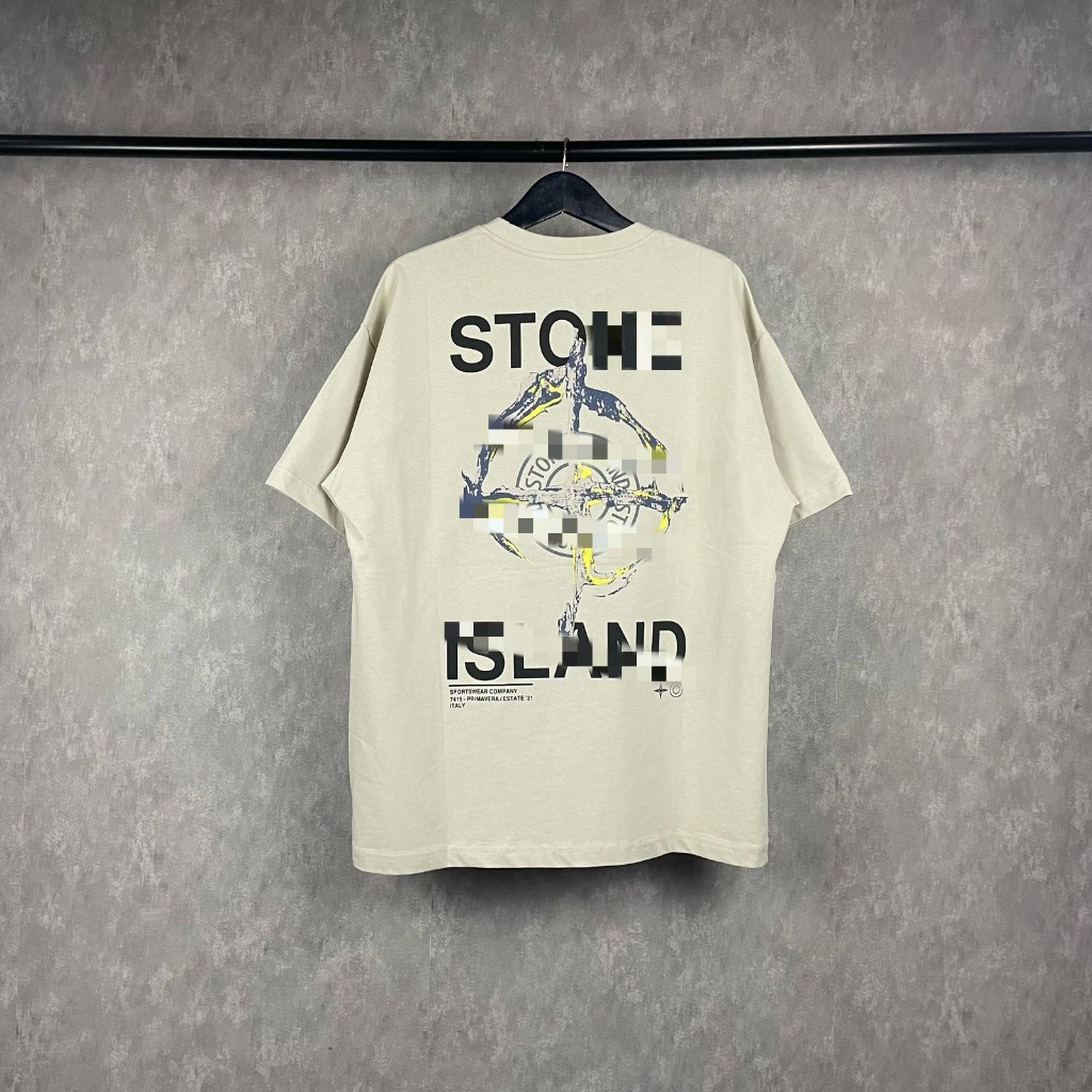 [คุณภาพ vvVIP] st0ne 1sland เสื้อยืด oversize tee แขนสั้นสําหรับผู้ใหญ่ผู้ชาย unisex นําเข้าบริษัทเส