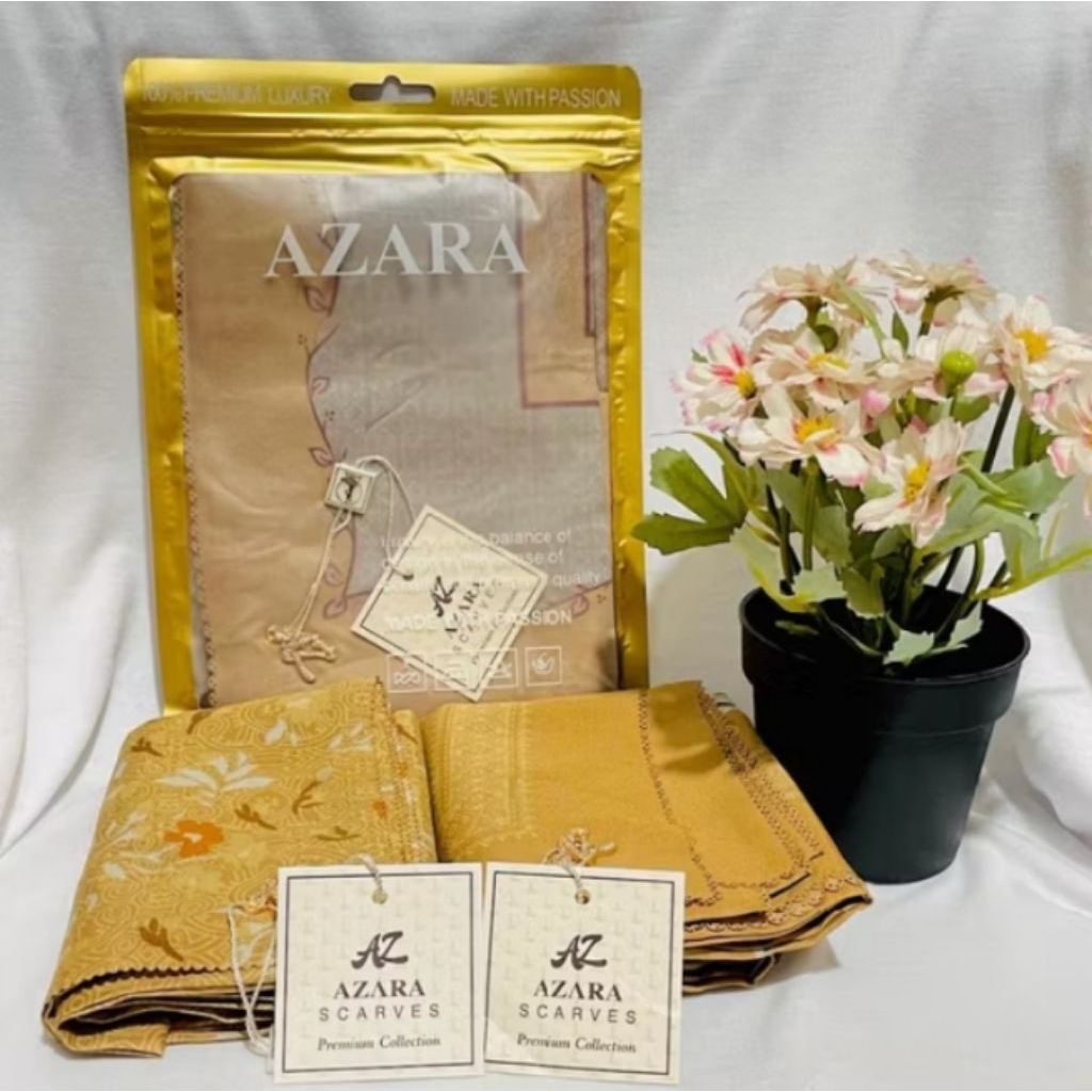 AZARA VUAL PREMIUM DUBAI MOTIF LOGO AZ PKING POUCH ORIGINAL DUBAI