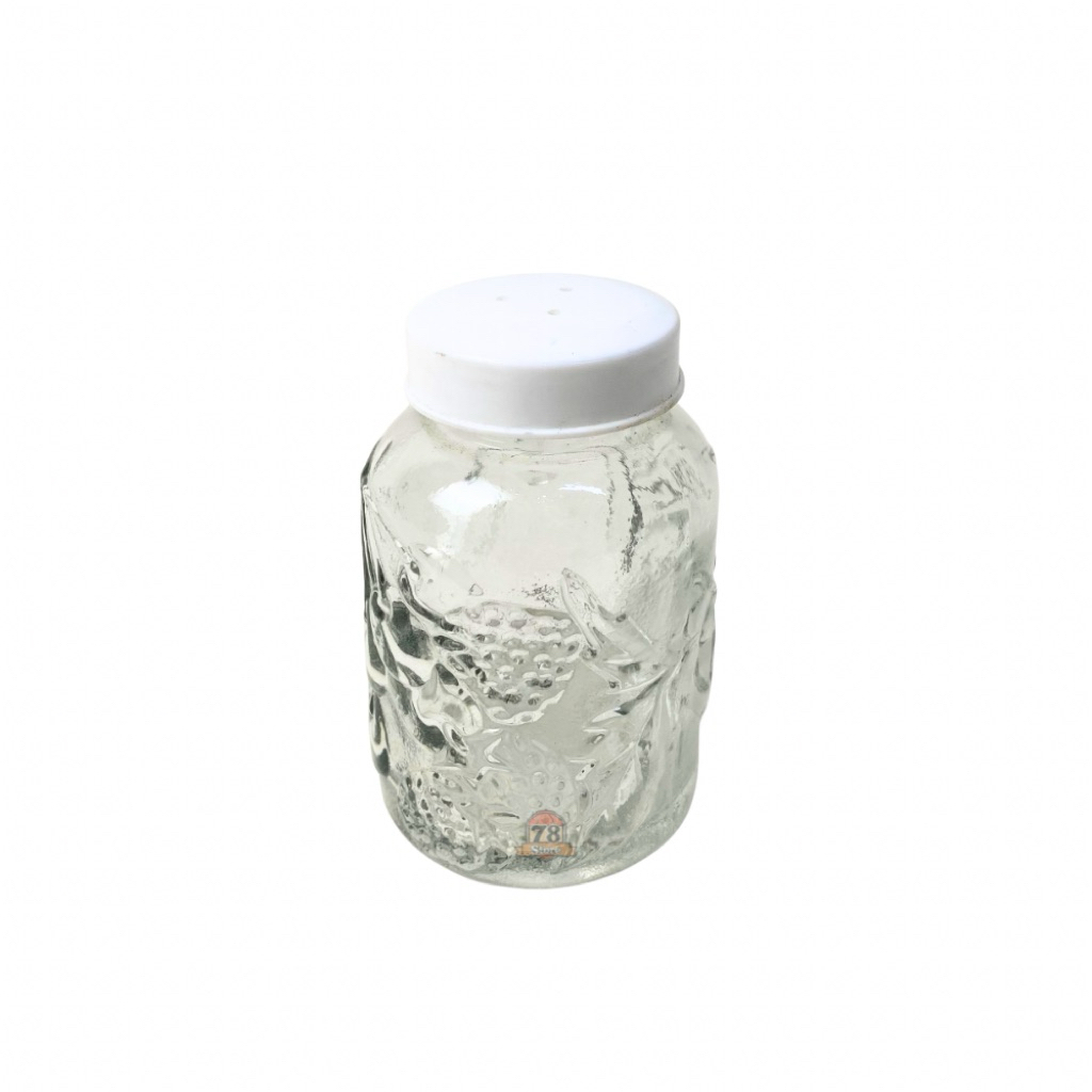 Airtight Candy Nut Snack Food Jar Mini Glass Cake Jar 250 ml