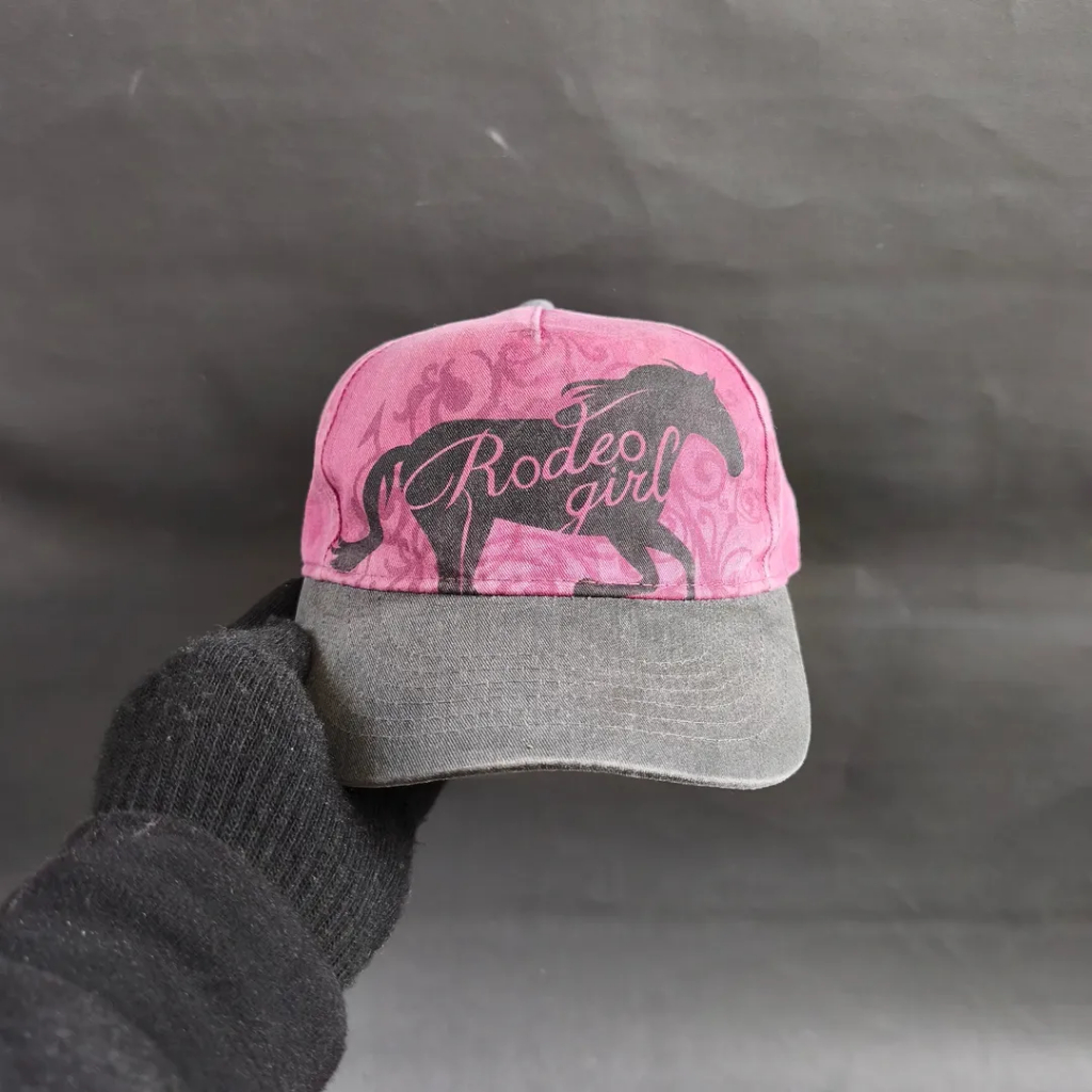 RODEO GIRL Two Tone Unisex Vintage Cap Hat สําหรับผู้ชายและผู้หญิง