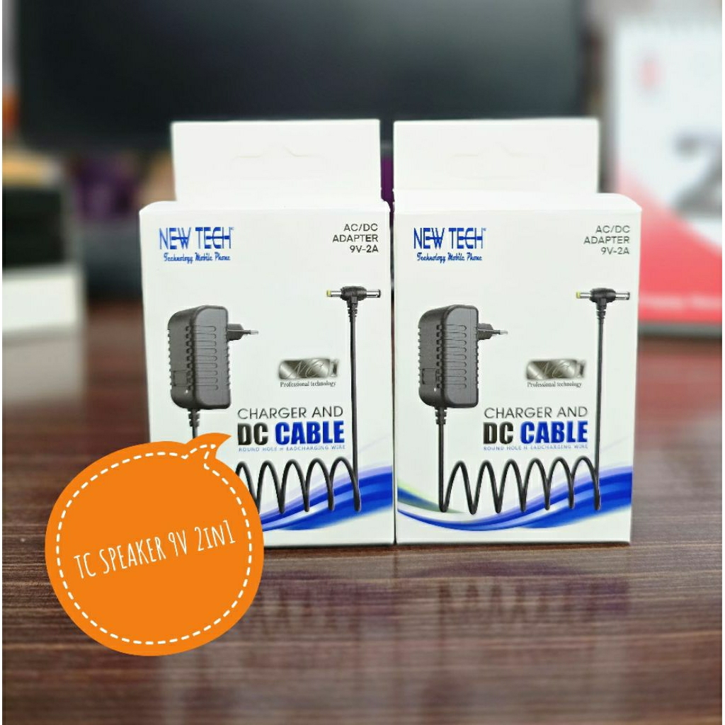 เครื่องชาร์จลําโพงขนาดใหญ่ 9V 2A / 9 VOLT SPEAKER CHARGER ADAPTER