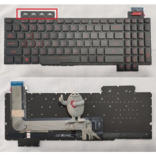 ASUS ROG STRAX GL503 GL503V GL503VD GL503VM GL503VS GL703 คีย์บอร์ด BACKLIT