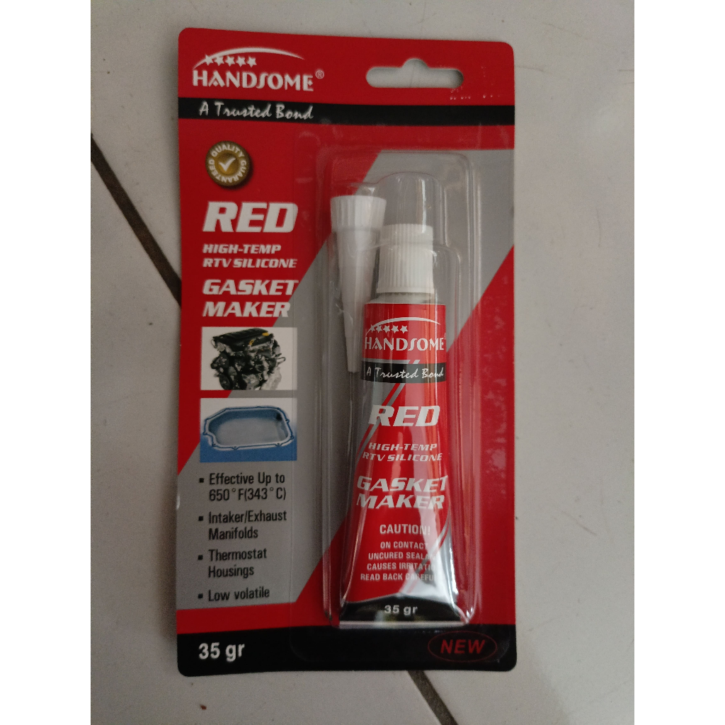 HANDSOME RED/GASKET MAKER/SUPER GASKET GLUE/HEAT RESISTANT
