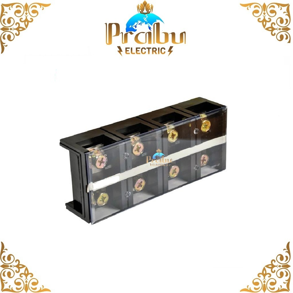 TERMINAL BLOCK 300A 4POLE TC-3004 / TC3004 / 4P 300 A TERMINAL BLOCK GLASS TC 3004