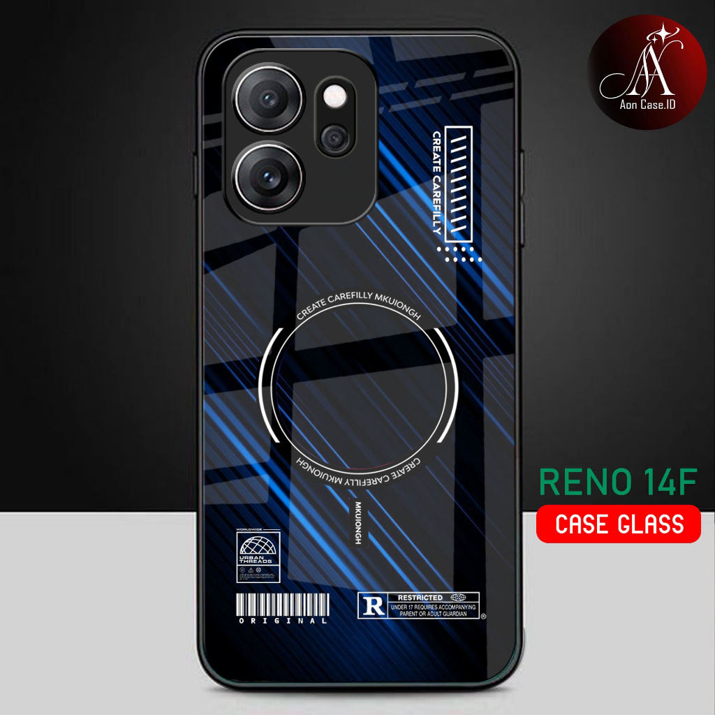 HP OPPO RENO 14F Compact Glass SoftCase - RENO 14F Phone Case - เก็บเงินปลายทาง - - [T32]