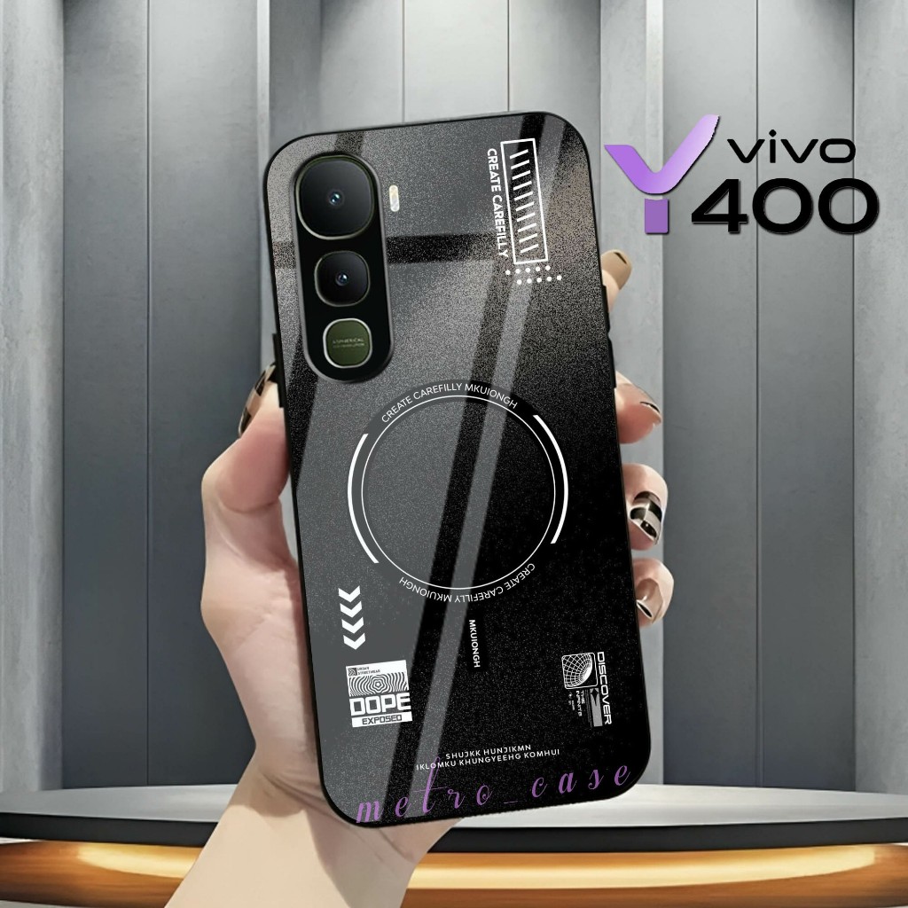 Softcase Glass Shiny Glass VIVO Y400 4G VIVO Y400 5G - Y400 2025 - VIVO Y400 4G - VIVO Y400 5G