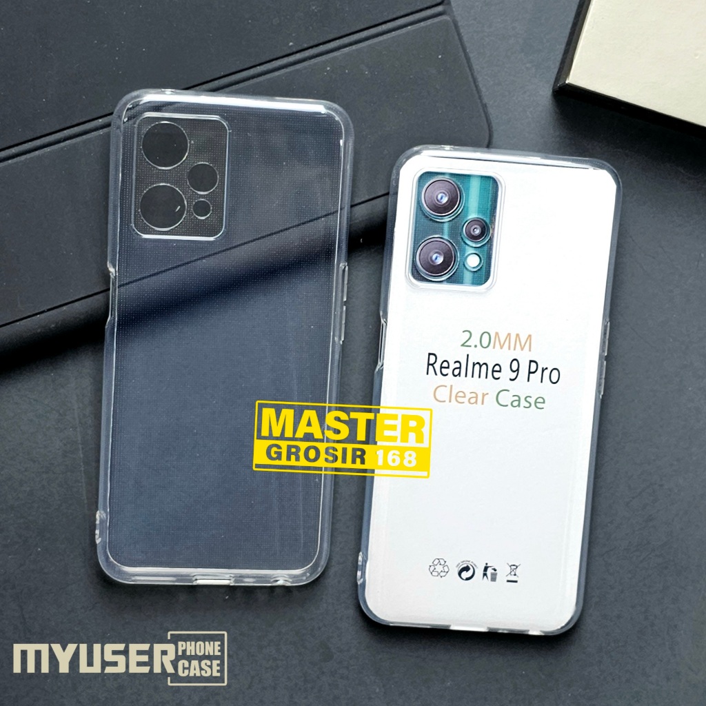 CASE REALME 9 PRO REALME 9 4G REALME 9 PRO PLUS CLEAR HD CASE 2.0MM CLEAR CASE CH-1