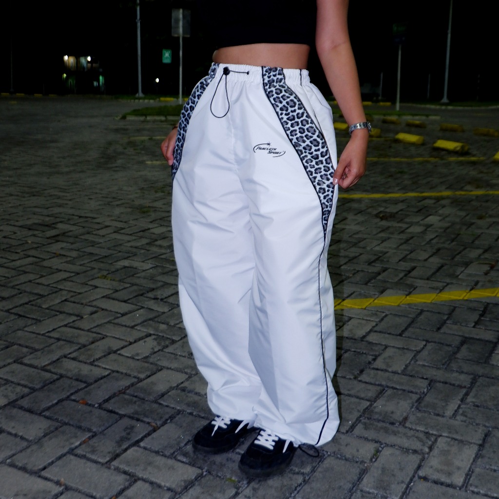 LEOPARD BAGGY PANTS / Y2K LEOPARD BAGGY PANTS / Y2K VINTAGE LEOPARD