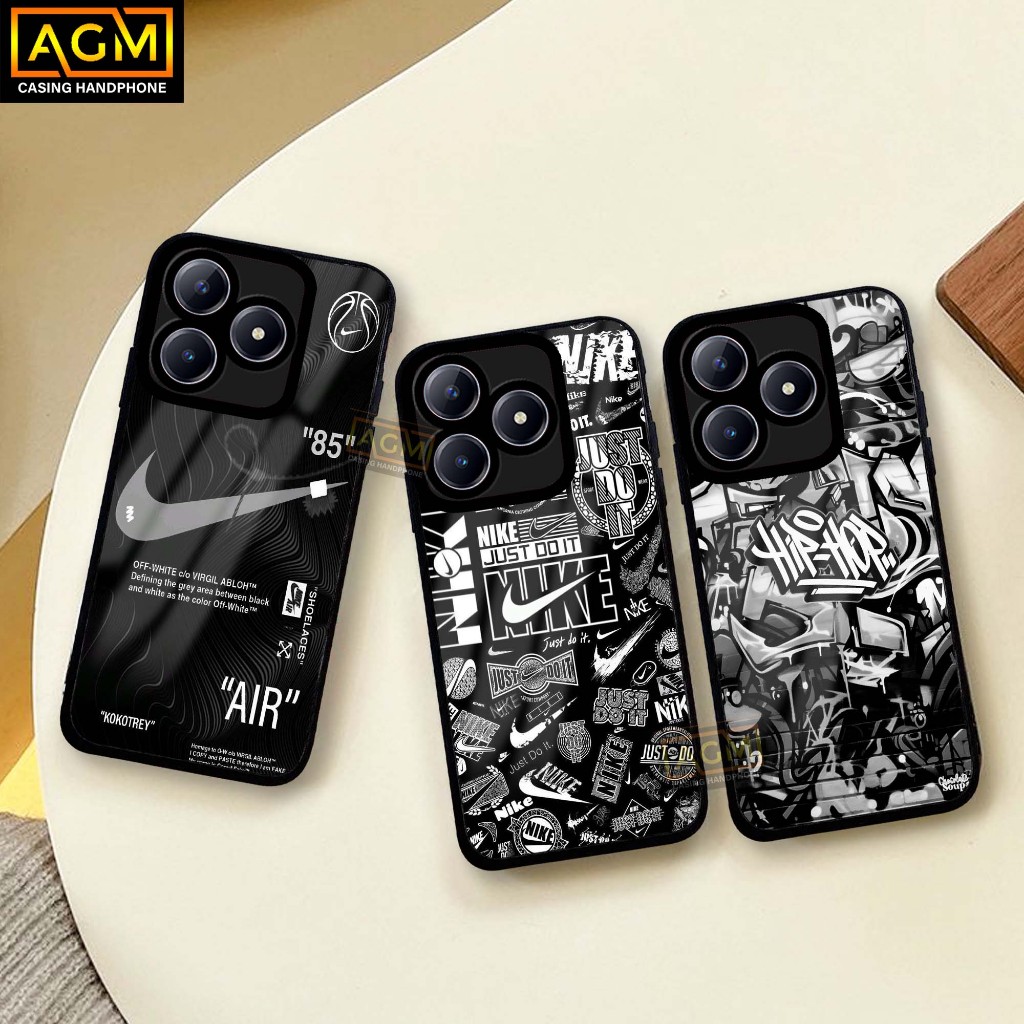 HP Case For Realme C61 C63 C65 C67 C55 C53 C51 C75 C75X C71 All Typeสมาร์ทโฟน [BRD Motif] - AGM Case