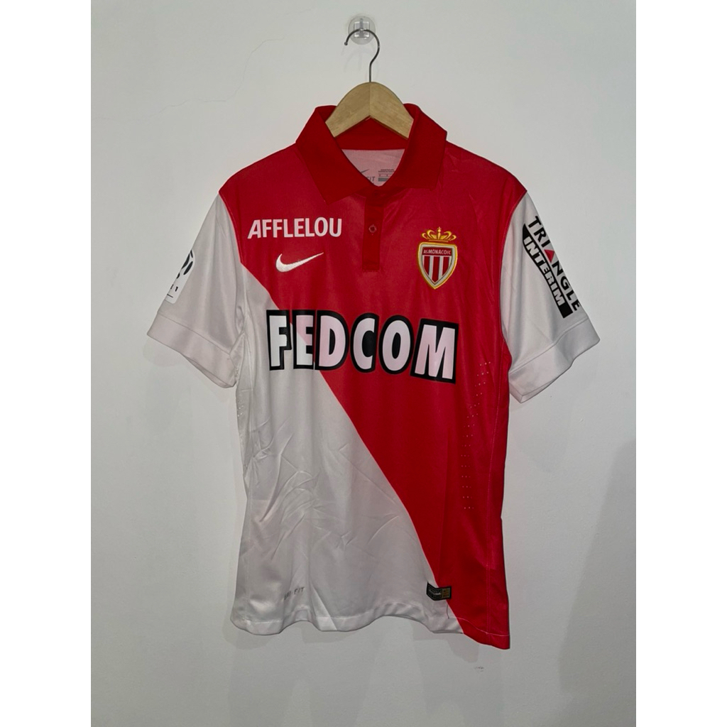 AS Monaco Jersey 2014-15 Nns Flalcao Ligue 1 French Full Patch
