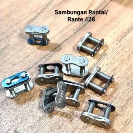 (10ชิ้น) ข้อต่อโซ่ 428 / 428 ข้อต่อโซ่รถจักรยานยนต์