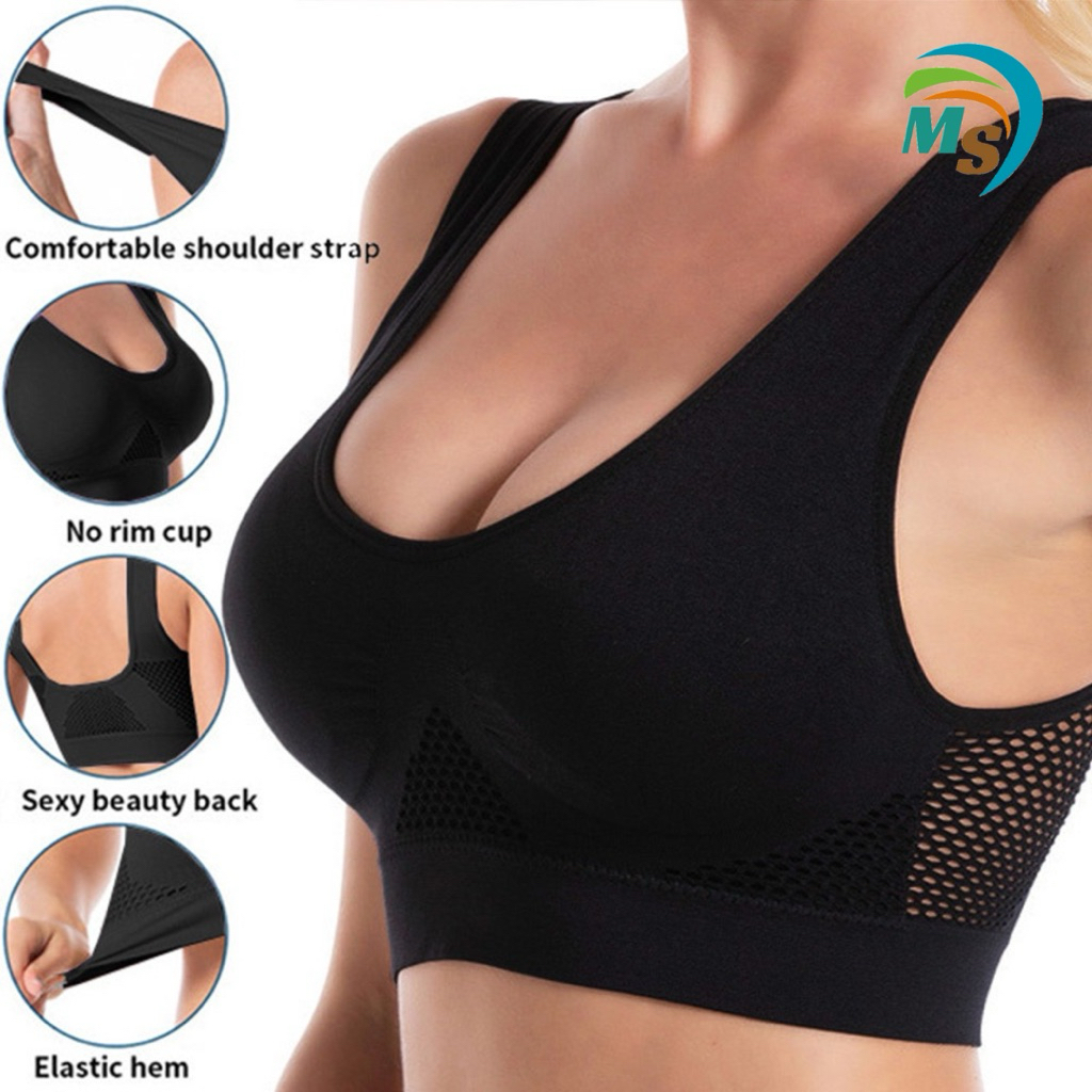 Seamless กีฬา Bra ผู้หญิงจัมโบ้ไร้สายกีฬา Bra กีฬา Bra Push Up Bra Gym โยคะเสื้อกล้าม Bra กีฬา S6