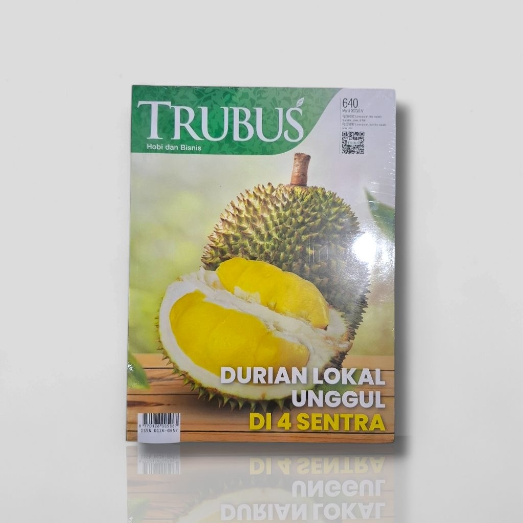 LOKAL AGRICULTRAL CULTIVATION BOOK / TRUBUS MAGAZINE (640) / SUPERIOR LOCAL DURIAN IN 4 CENTRAL