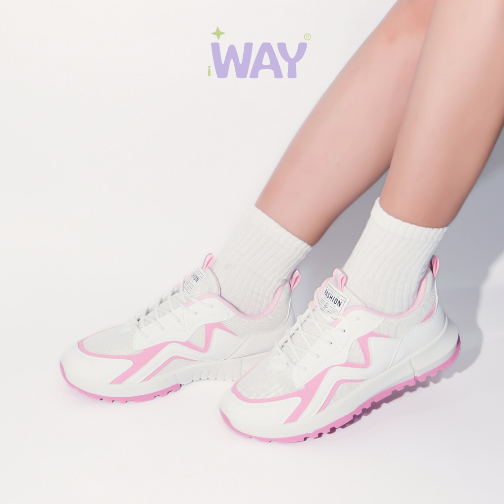 IWAY Miwa รองเท้าผ้าใบลําลองสําหรับเล่นกีฬาสําหรับทั้งชายและหญิง